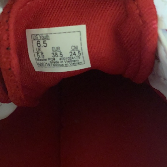 VANS Old Skool Crimson Red White Checker Canvas Shoes - Picture 10 of 10